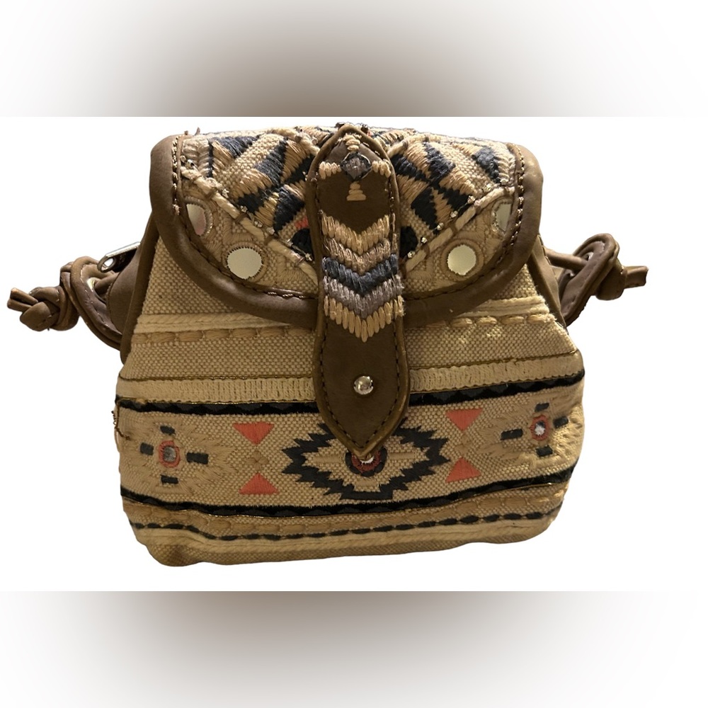 Boho Embroidered Crossbody Vintage Purse Bohemian Shoulder Bag for Women